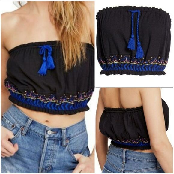 Free People No More Tiers Bandeau Top - Picture 1 of 7
